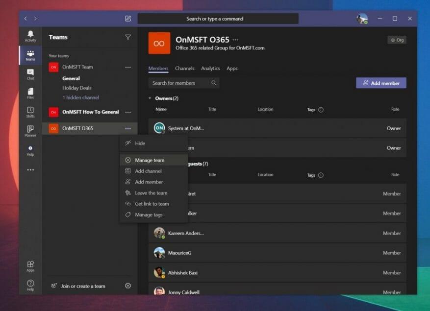 Jak Usun Kogo Z Zespo u W Microsoft Teams WindoQ